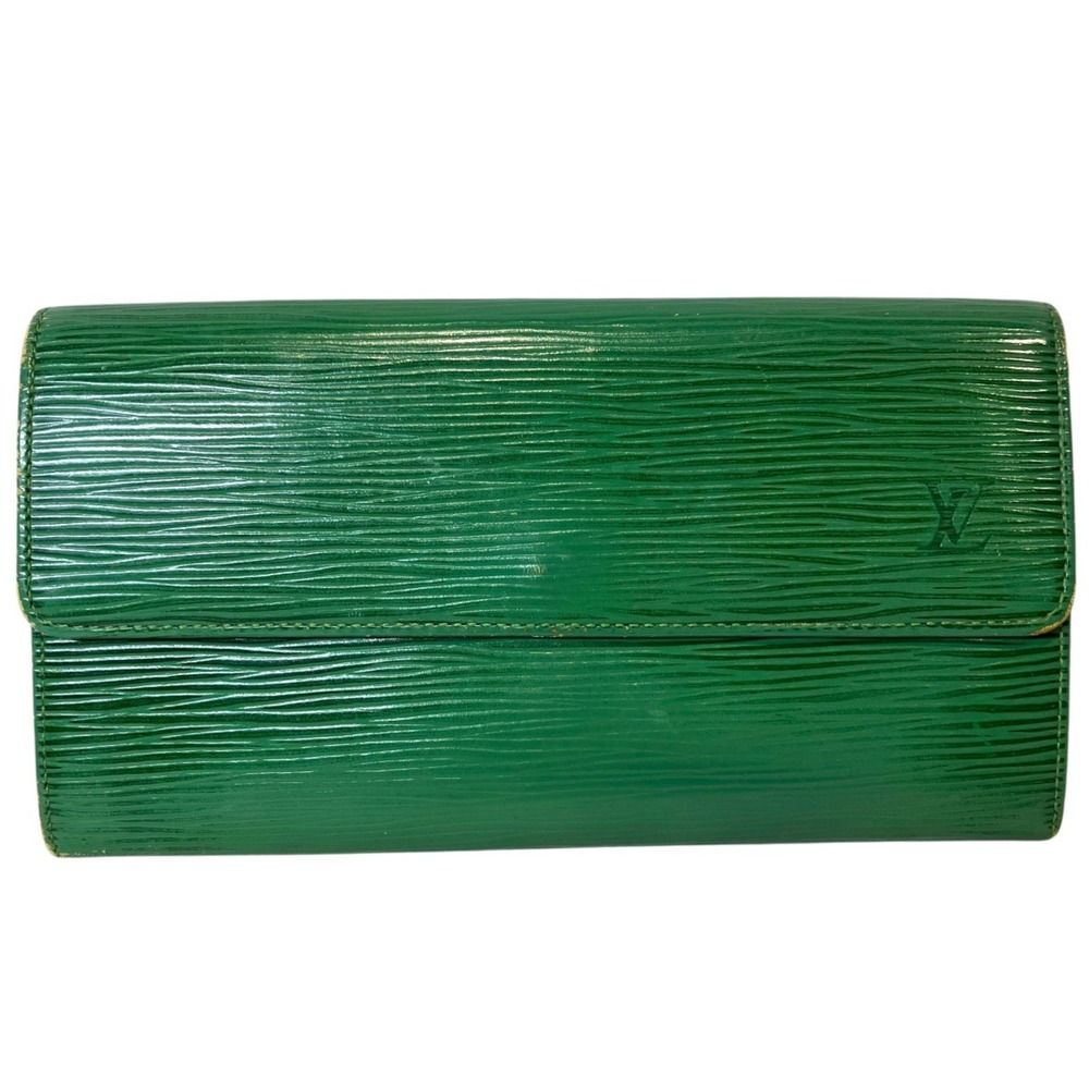 Louis Vuitton Pochette Portemonnaie Credit Long Wallet, Epi Leather, M63574